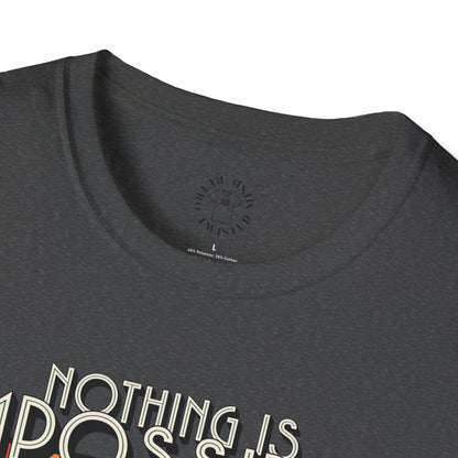 Unisex Softstyle T-Shirt - 'Nothing is Impossible, Possible Just Cost More' Graphic Tee.twisted