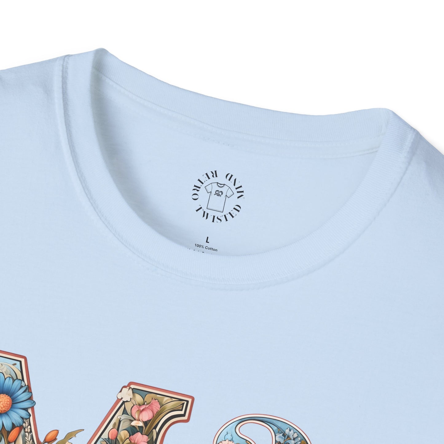 Floral Mama Unisex T-Shirt, Softstyle Tee, Casual Wear, Gift for Mother day,mama