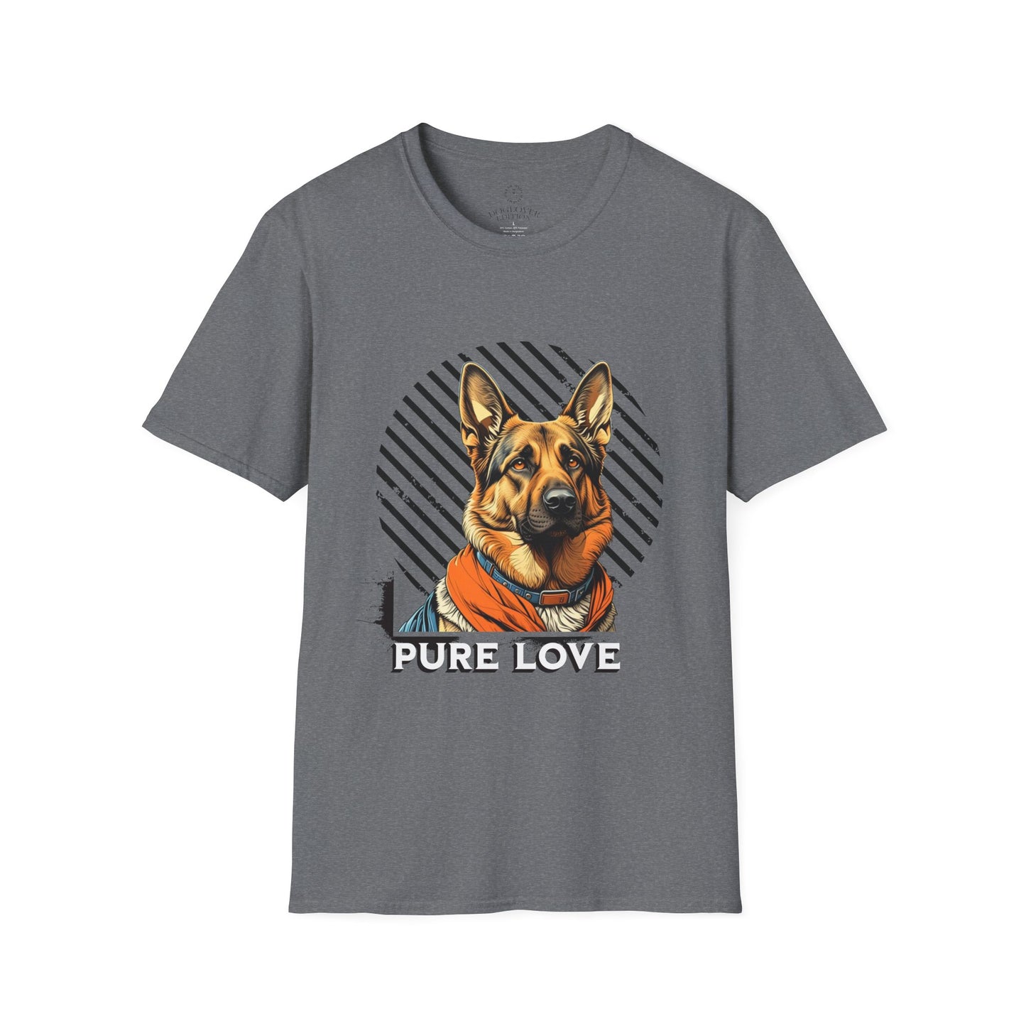 Pure Love Dog Art Unisex T-Shirt - Perfect Gift for Dog Lovers