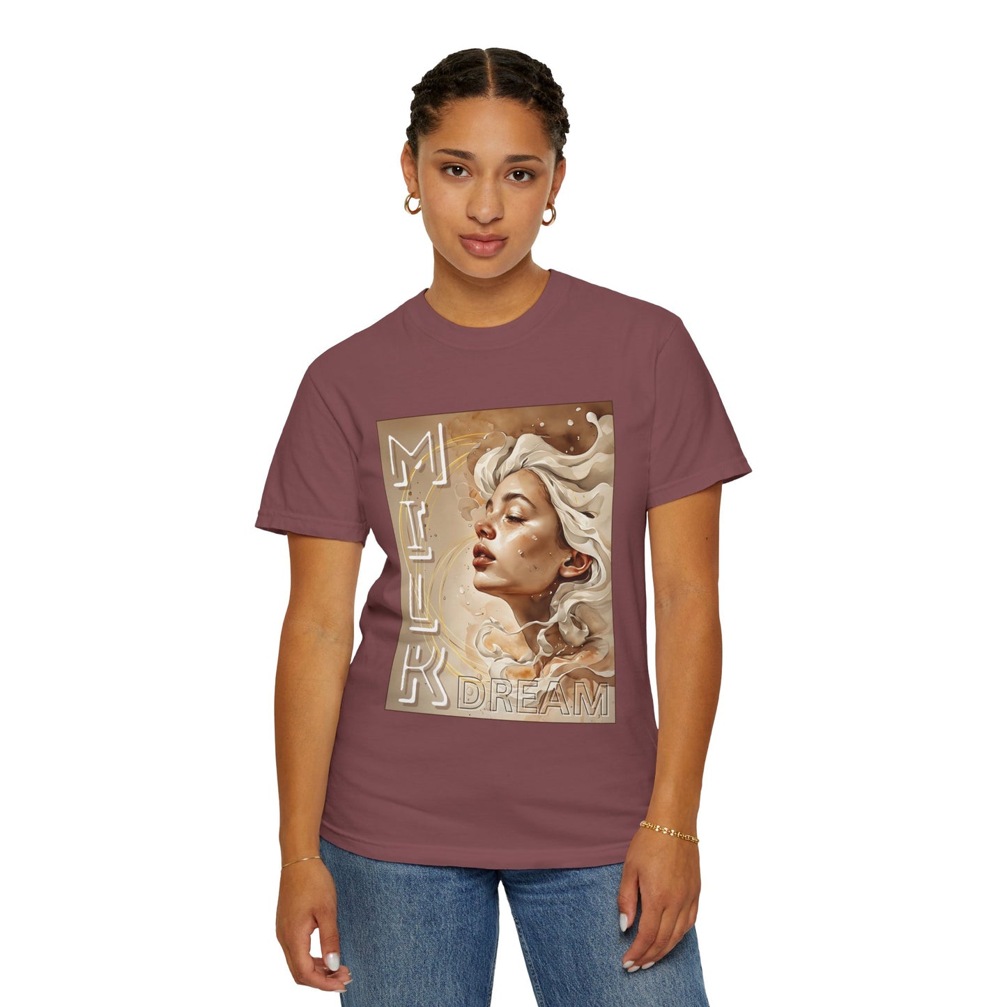 Dream Muse T-Shirt — Surreal Portrait Graphic Tee