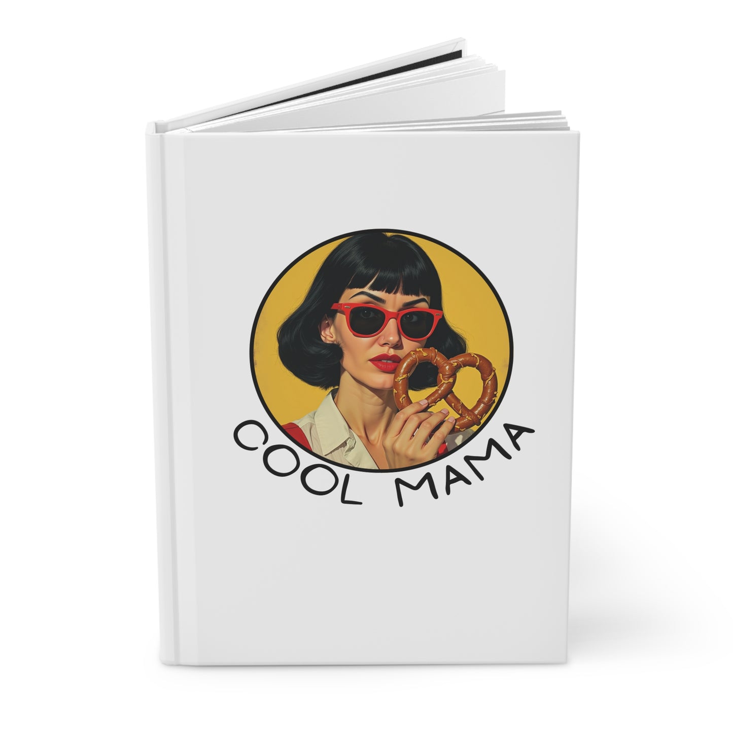 Cool Mama Hardcover Journal - Chic Gift for Moms, Creative Notebook, Stylish Diary, Journaling, Unique Mom Gift
