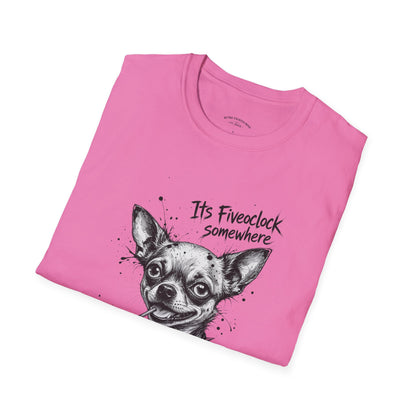 Chihuahua 'It's Five O'Clock Somewhere' T-Shirt