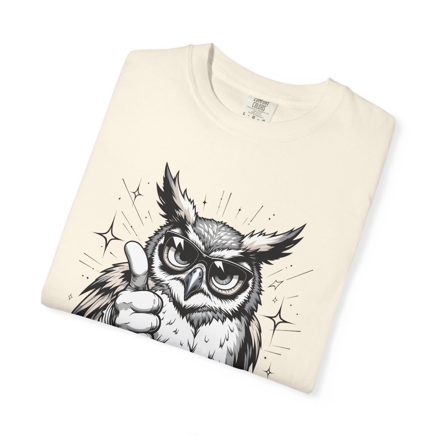 Good Job Owl T-Shirt — Thumbs-Up Retro Owl Graphic Tee