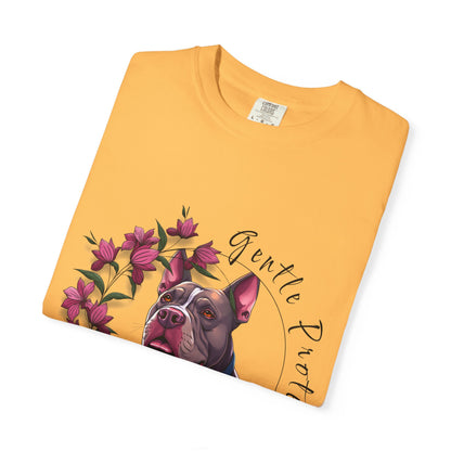 Gentle Protector Dog T-Shirt, Animal Lover Gift, Pet Memorial Tee, Casual Wear, Gift for Dog Owners, Nature T-Shirt