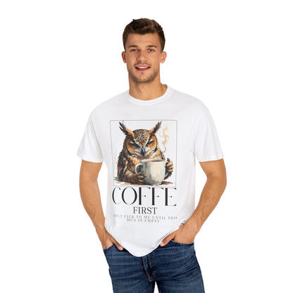 Coffee First Owl T-Shirt