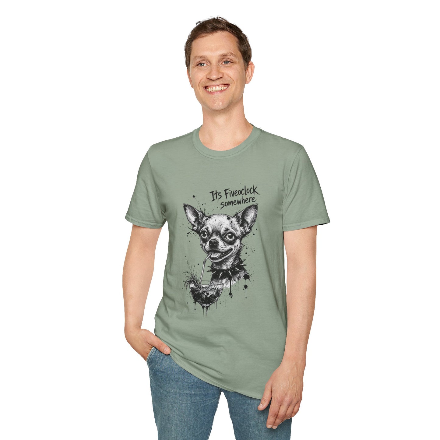 Chihuahua 'It's Five O'Clock Somewhere' T-Shirt
