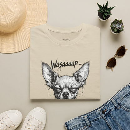 Chihuahua 'Wasaaaap' Graphic T-Shirt — Funny Dog Tee for Pet Lovers