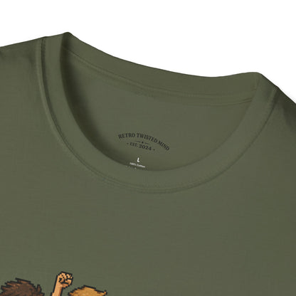 80s Level Up T-Shirt — 'Level 80s: Hardcore Mode' Retro Gaming Tee