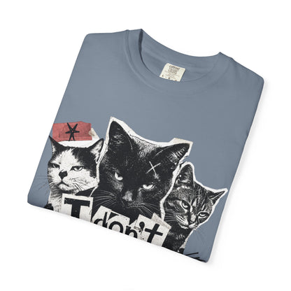 I Don’t Trust People Cat T-Shirt — Grunge Graphic Tee for Cat Lovers