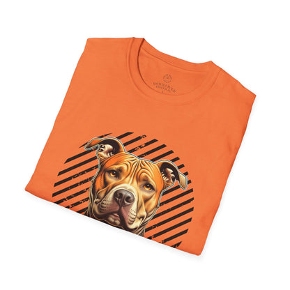 Unisex Softstyle T-Shirt - Pure Love Pitbull Graphic Tee