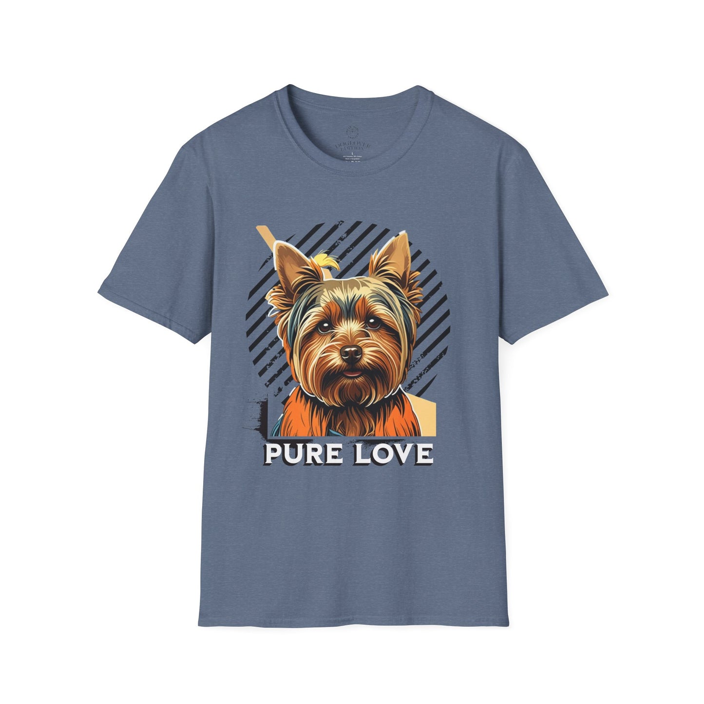 Pure Love Yorkie Unisex Softstyle T-Shirt - Perfect Gift for Dog Lovers