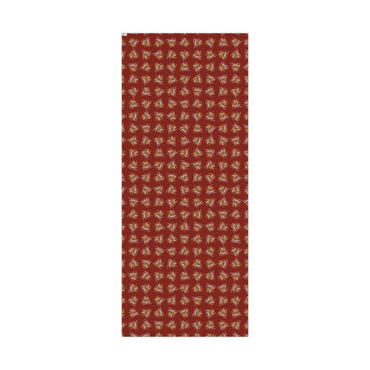Christmas Pizza Pattern Gift Wrap Paper — Festive Novelty Wrapping Sheets