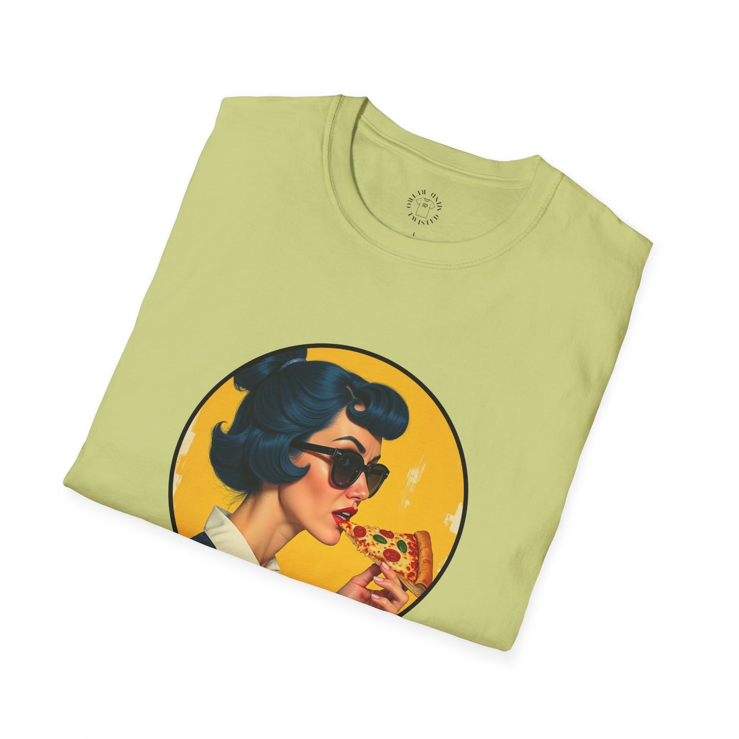 Cool Mama Unisex Softstyle T-Shirt - Retro Chic Pizza Lover Tee,mom