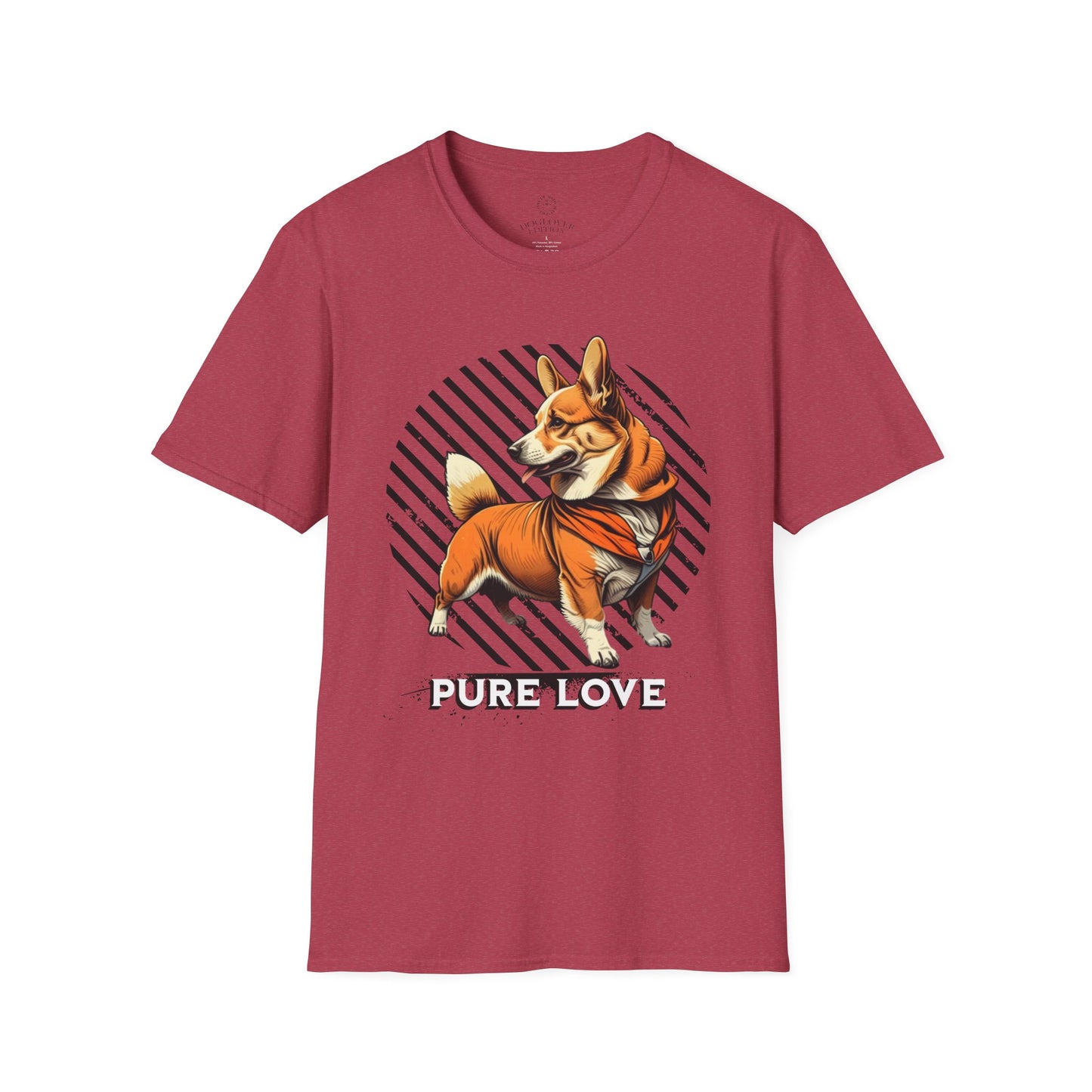 Pure Love Corgi Unisex Softstyle T-Shirt