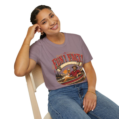 Fun! Fact! T-Shirt — Vintage Beer Drinker Graphic Tee