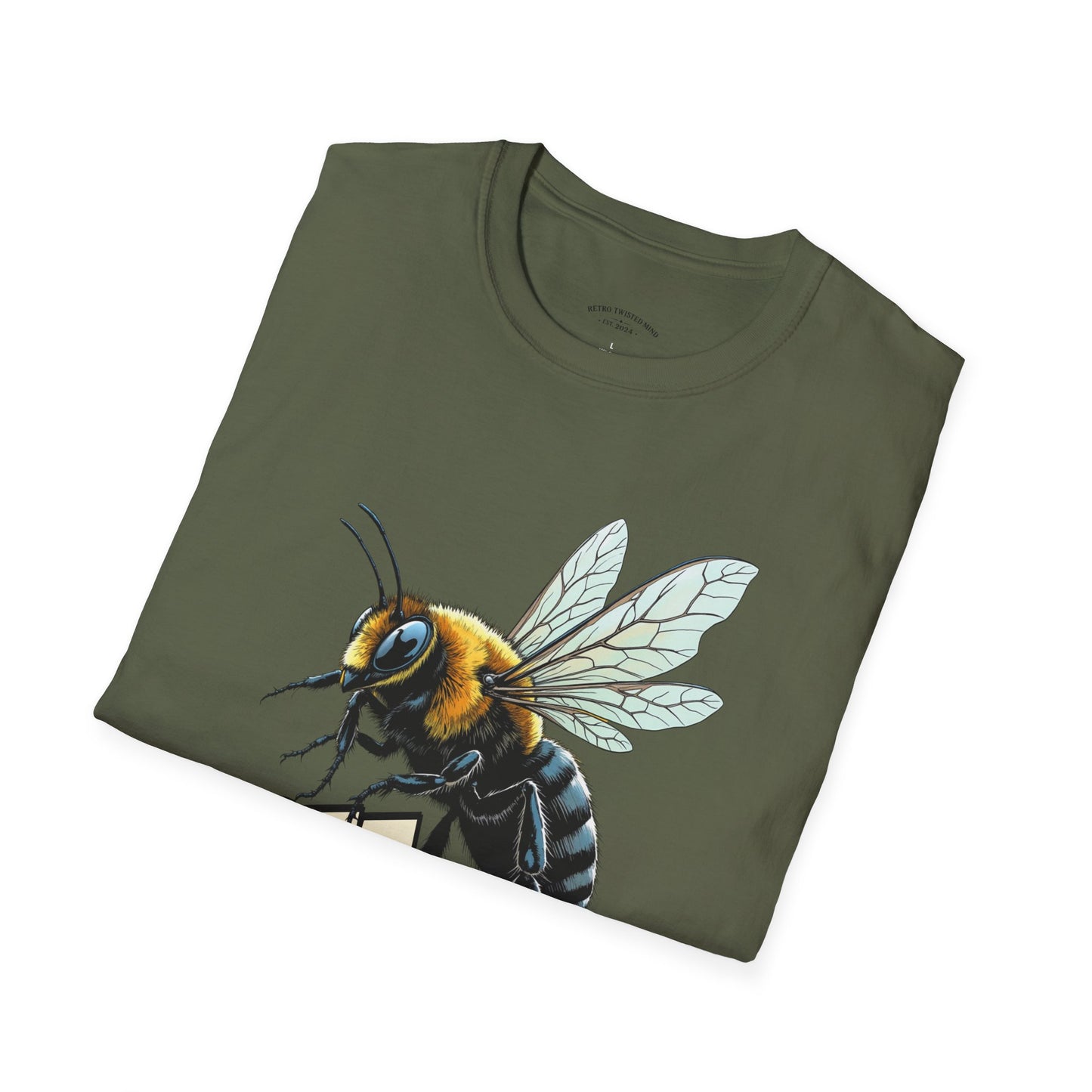 Bee Happy T‑Shirt — Cute Bumblebee Graphic Tee