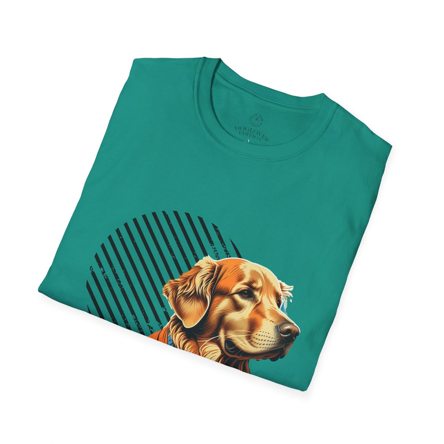 Pure Love Golden Retriever T-Shirt – Unisex Softstyle Tee for Dog Lovers
