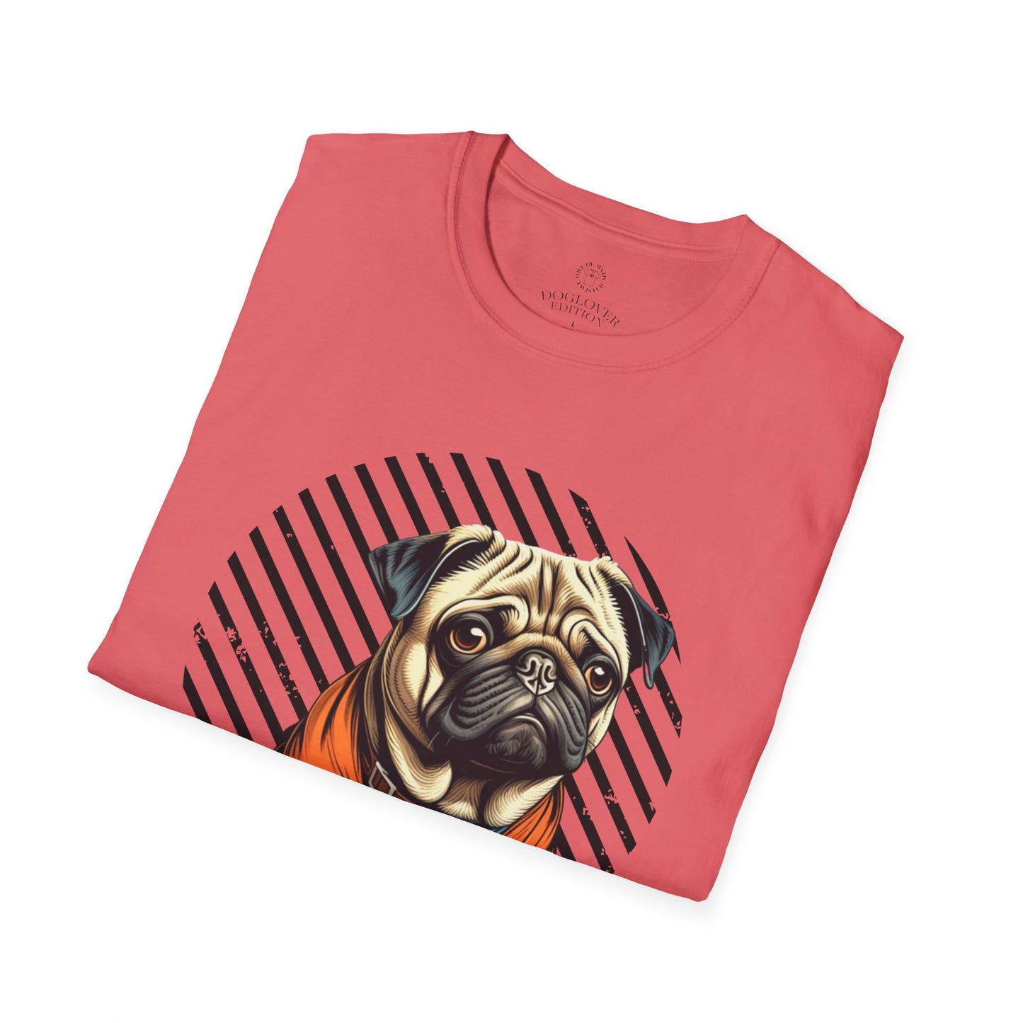 Pure Love Pug Unisex Softstyle T-Shirt