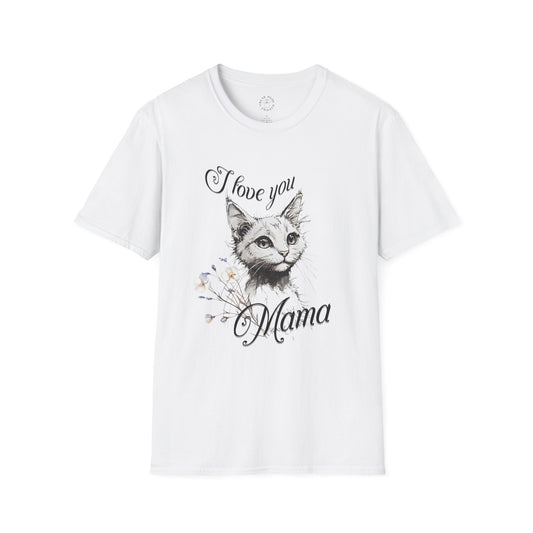 Mama Cat Love Unisex T-Shirt - Perfect Gift for Mother's Day,cat