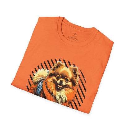 Unisex Softstyle T-Shirt - 'Pure Love' Pomeranian Print