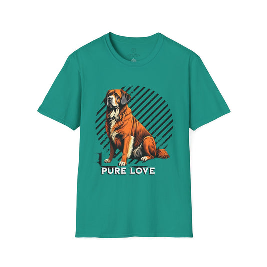 Pure Love Dog T-Shirt - Unisex Softstyle Pet Lover Tee