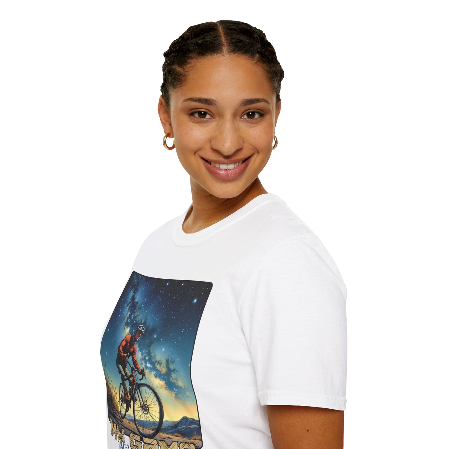 Cycling Adventure Unisex Softstyle T-Shirt - My Game My Rules, cycling ,sport