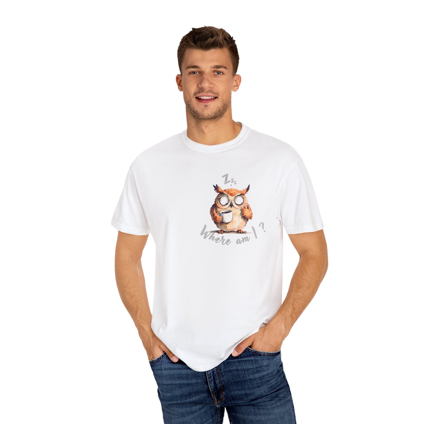 Where Am I? Owl Graphic T-Shirt