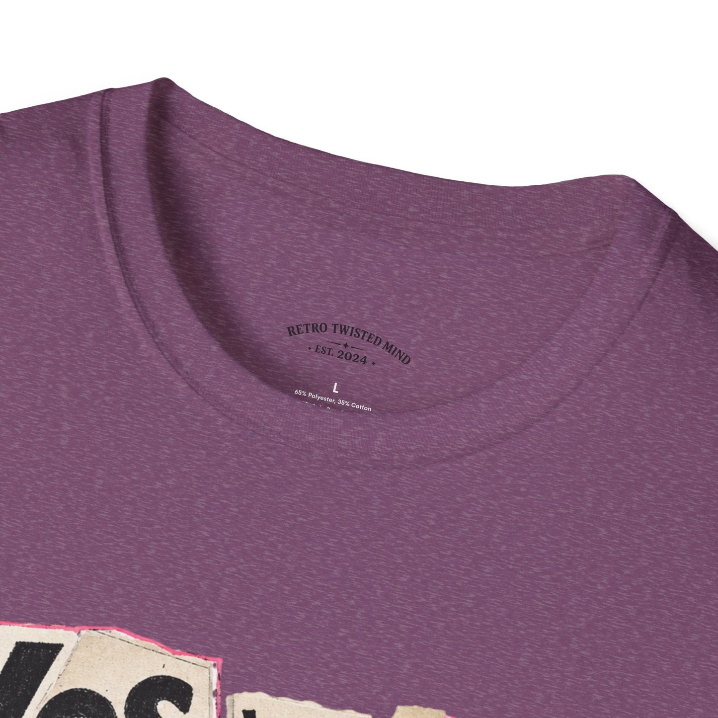 T-Shirt — "Yes We Share, So What?" Retro Collage Graphic Tee
