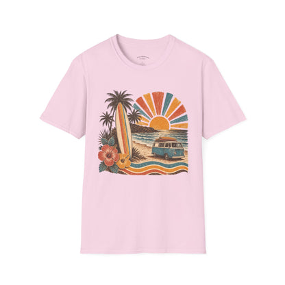 Retro Surf Sunset T-Shirt