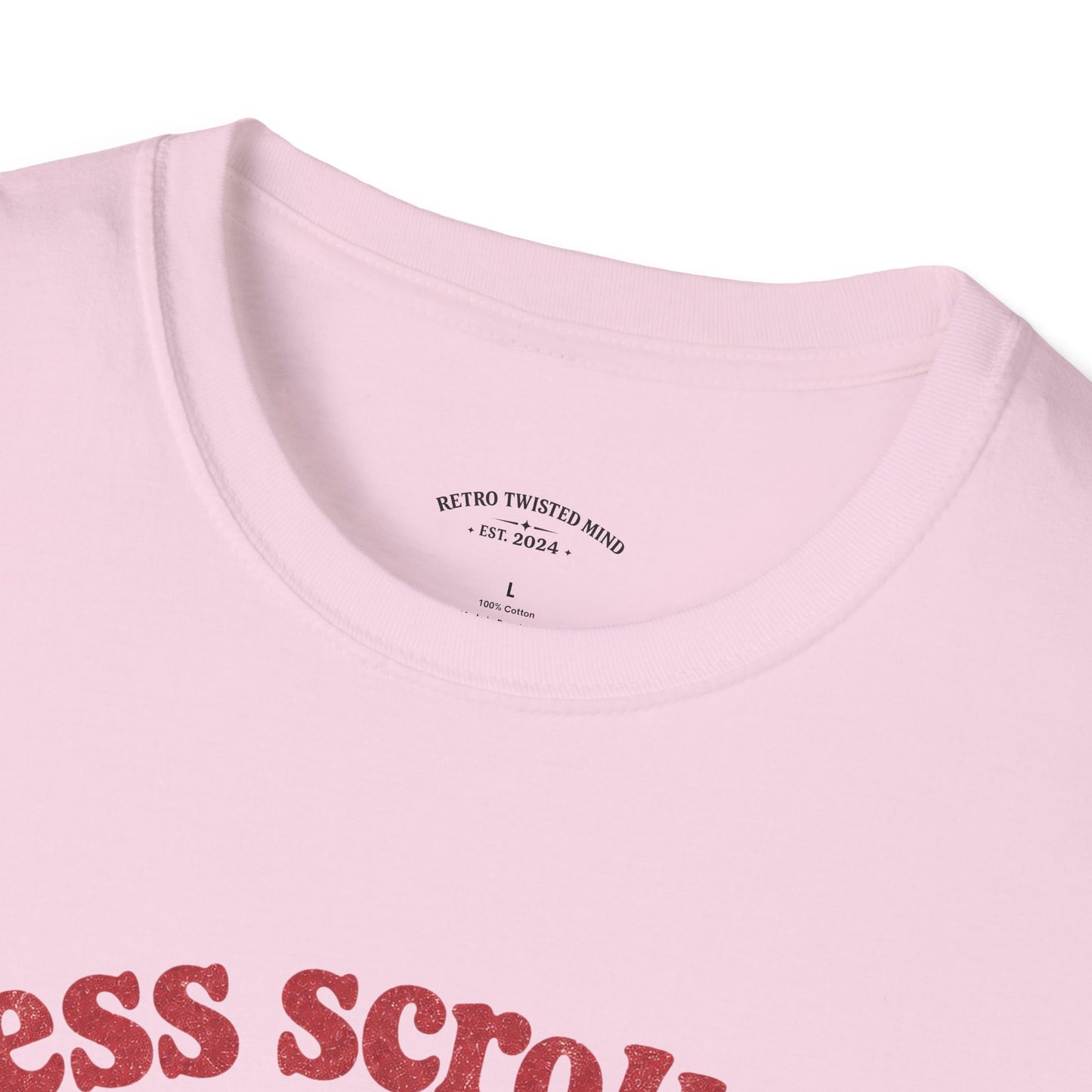 Less Scrolling More Strolling T-Shirt — Retro Dog Walk Graphic Tee