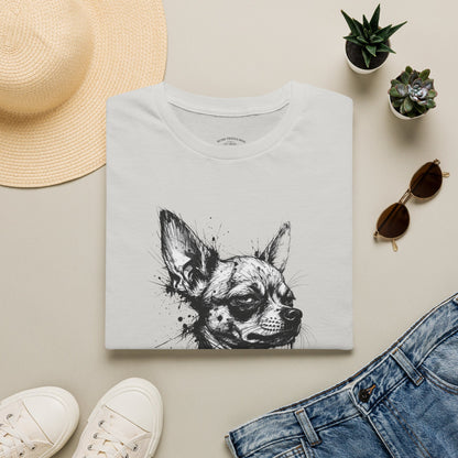 Chihuahua Portrait T‑Shirt — "I'm Not Here, That's an Illusion"
