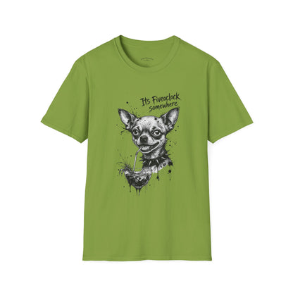 Chihuahua 'It's Five O'Clock Somewhere' T-Shirt