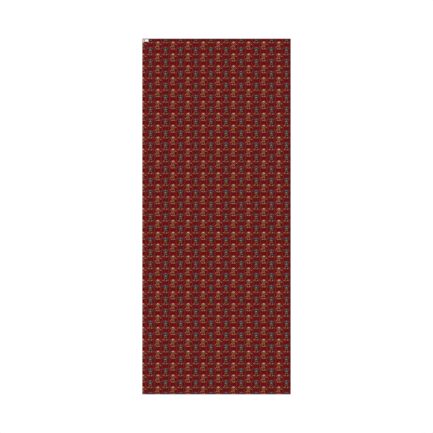 Nutcracker Pattern Gift Wrap Paper — Festive Red Holiday Wrapping for Christmas Gifts