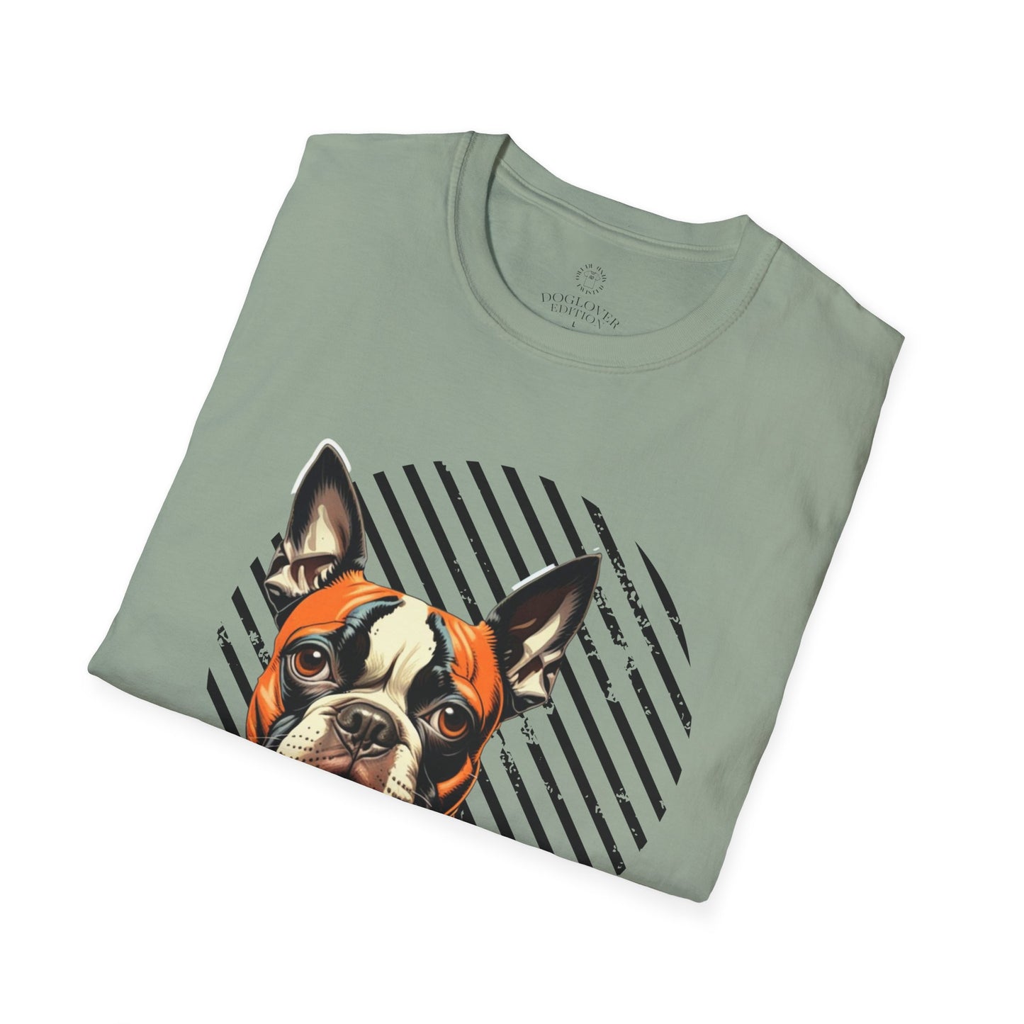 Pure Love French Bulldog T-Shirt | Unisex Softstyle Tee for Dog Lovers