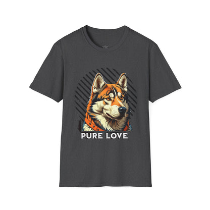Pure Love Dog Unisex Softstyle T-Shirt - Perfect Gift for Dog Lovers