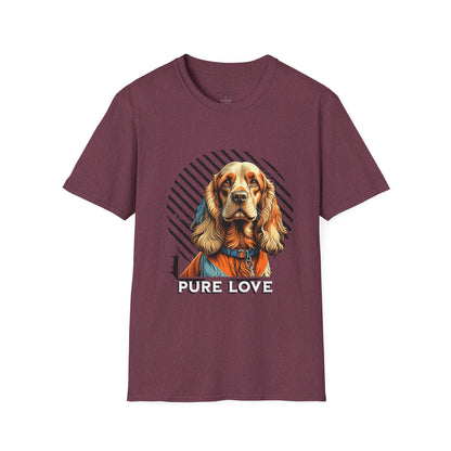 Pure Love Unisex Softstyle T-Shirt - Dog Lover Gift