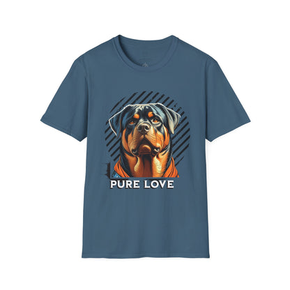 Pure Love Rottweiler Unisex Softstyle T-Shirt
