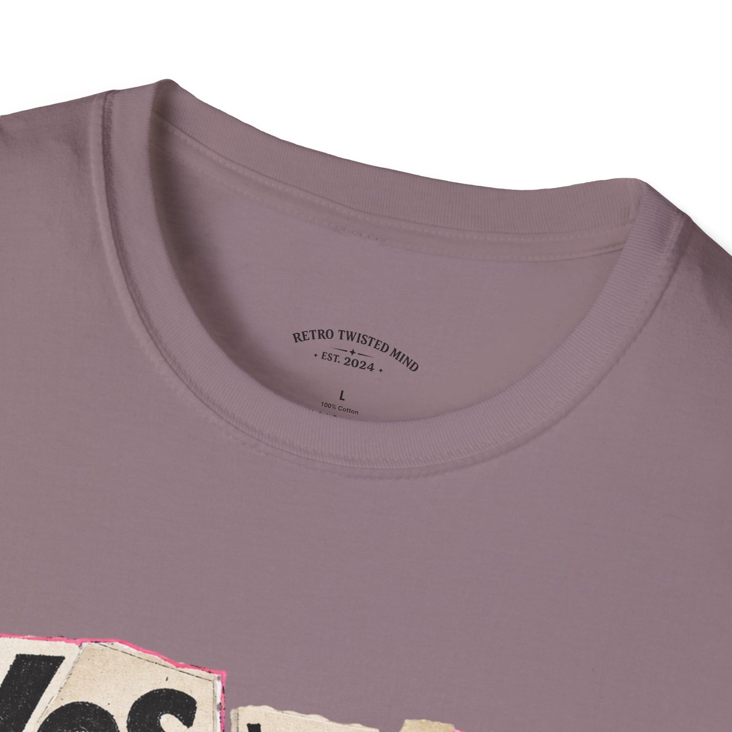 T-Shirt — "Yes We Share, So What?" Retro Collage Graphic Tee