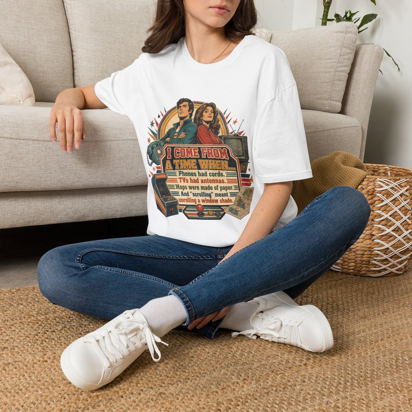 Vintage Road Trip T-Shirt — "I Come From A Time When" Retro Couple Graphic