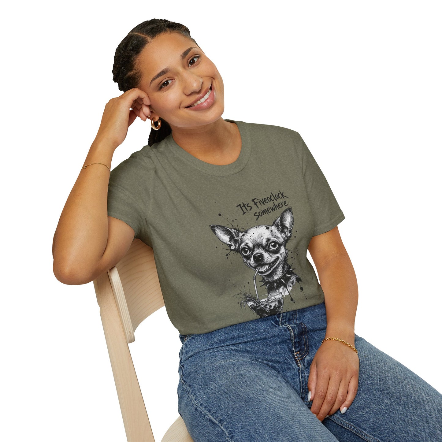Chihuahua 'It's Five O'Clock Somewhere' T-Shirt