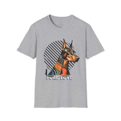 Pure Love Doberman T-Shirt - Perfect for Dog Lovers