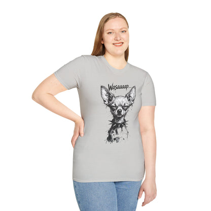 Chihuahua 'Wasaaaap' Graphic T-Shirt — Funny Dog Tee for Pet Lovers