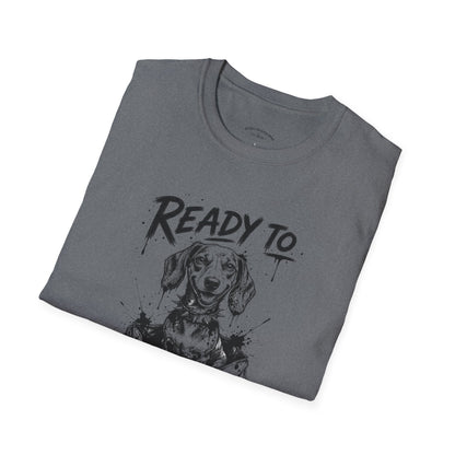 Ready To Cause Problems Dog T-Shirt — Funny Dachshund Graphic Tee