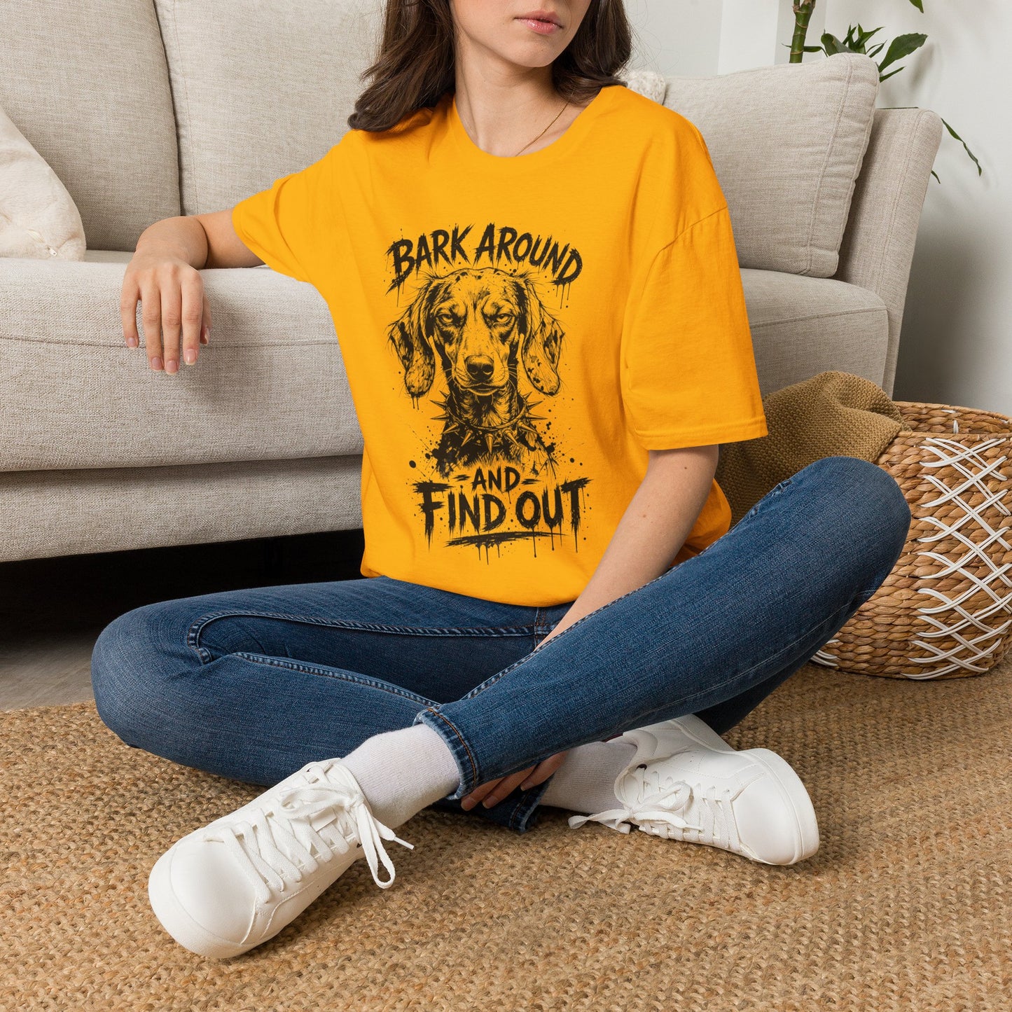 Bark Around and Find Out Dog T-Shirt