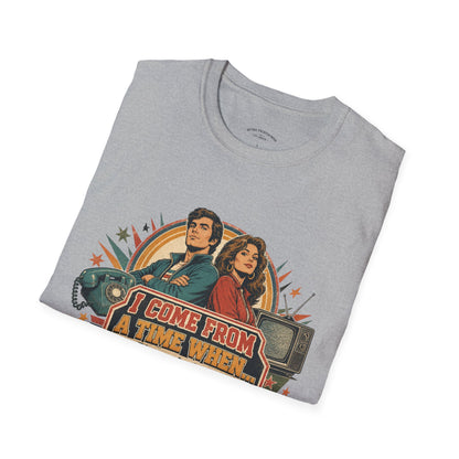 Vintage Road Trip T-Shirt — "I Come From A Time When" Retro Couple Graphic