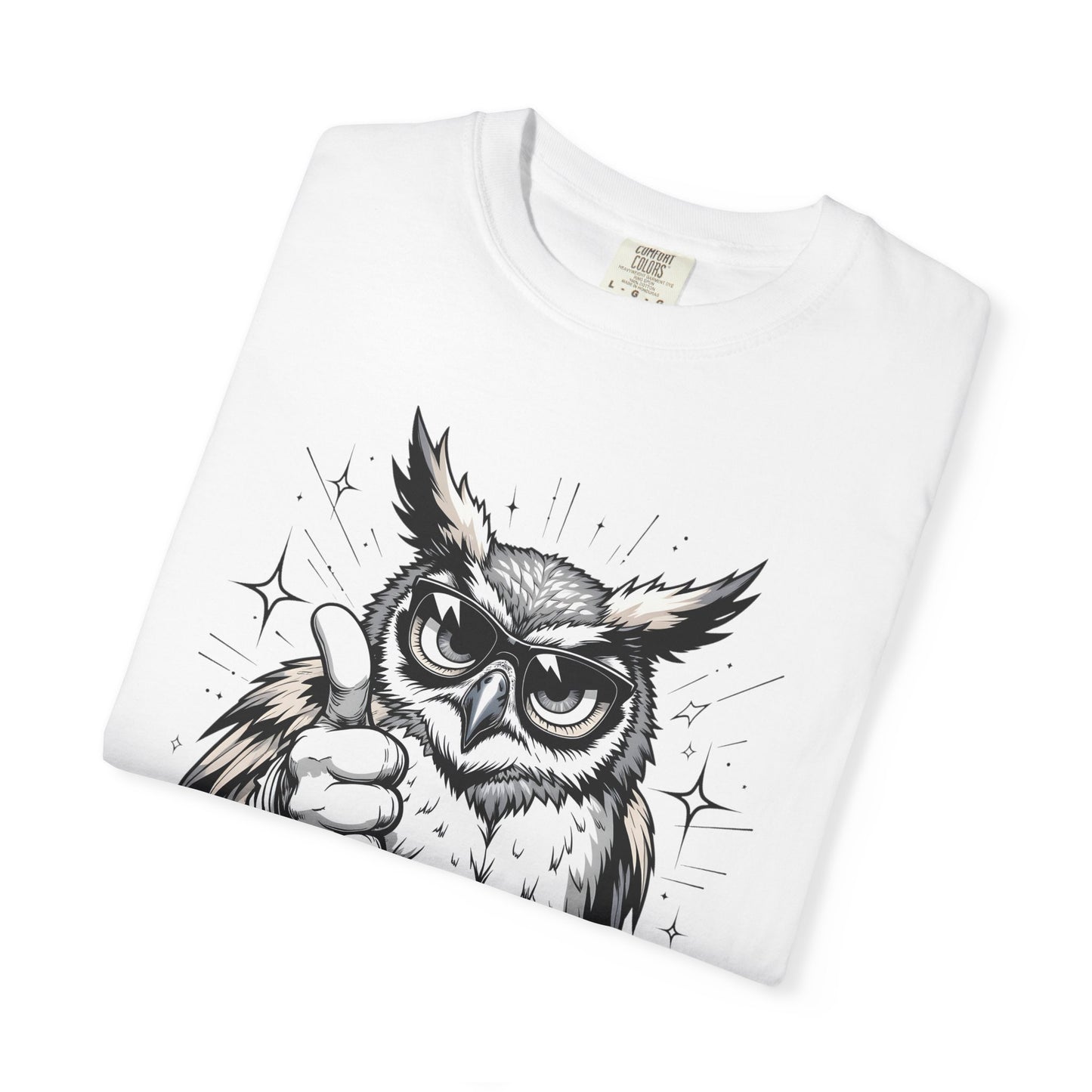 Good Job Owl T-Shirt — Thumbs-Up Retro Owl Graphic Tee