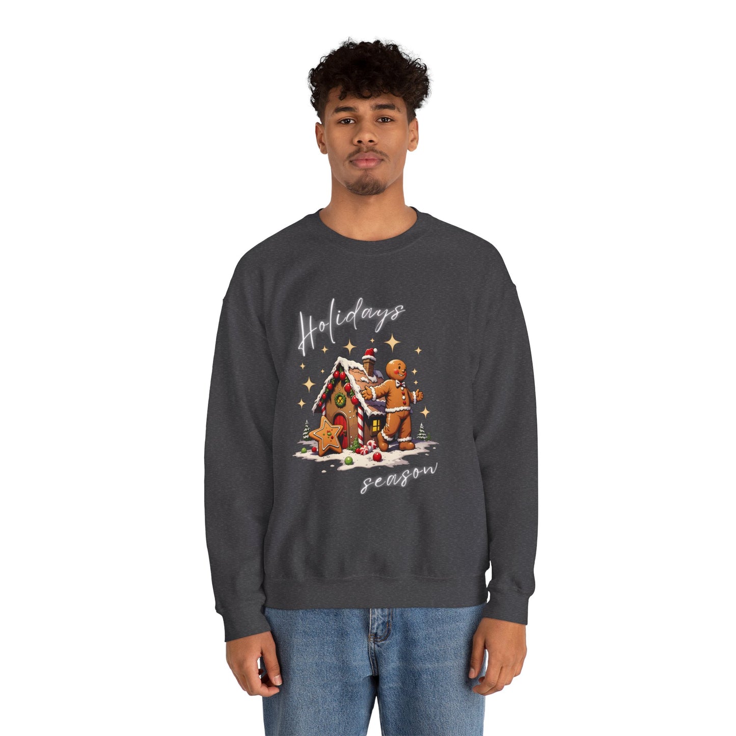 Holiday Season Gingerbread Crewneck Sweatshirt