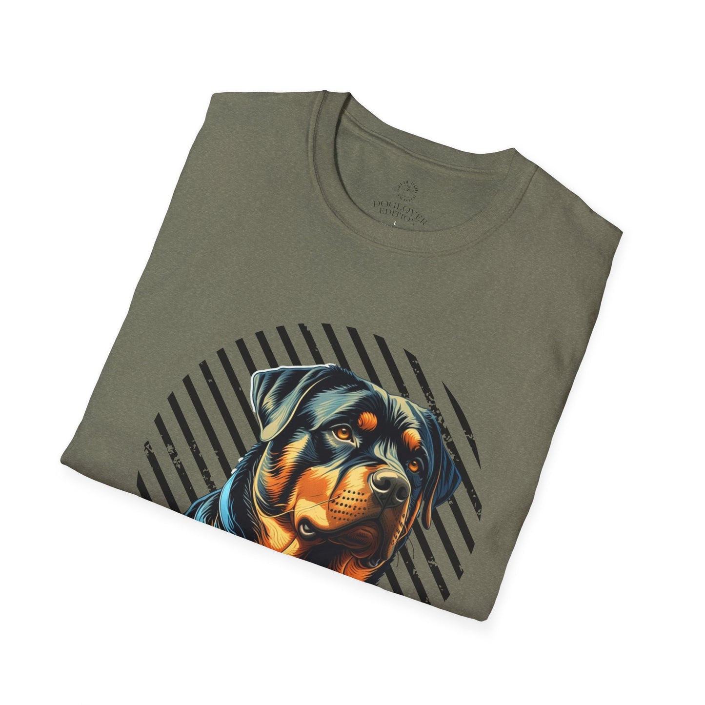 Pure Love Rottweiler Unisex Softstyle T-Shirt - Dog Lover Gift