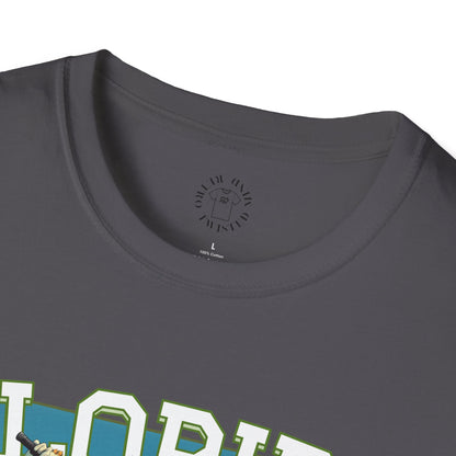 Florida Vibe Unisex Softstyle T-Shirt | Relaxed Fit Graphic Tee for Casual Days, Summer and Travel,florida,sport,golf