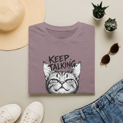 Keep Talking I'm Taking Notes Cat T‑Shirt
